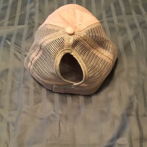 Pink Distressed Trucker Hat - Picture 2 of 3